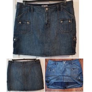 Faded Glory Jean Skorts 20W